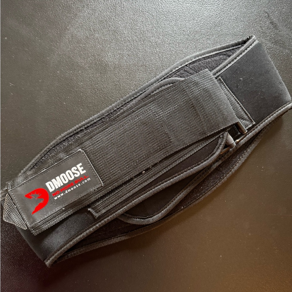DMoose Black Weightlifting Belt